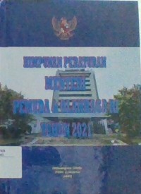 Himpunan Peraturan Menteri Pemuda Dan Olahraga Tahun 2021
