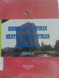 Himpunan Peraturan Menteri Perindustrian Tahun 2021 Jilid 1