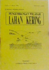 Jurnal Penelitian Pengembangan Wilayah Lahan Kering Nomor 17